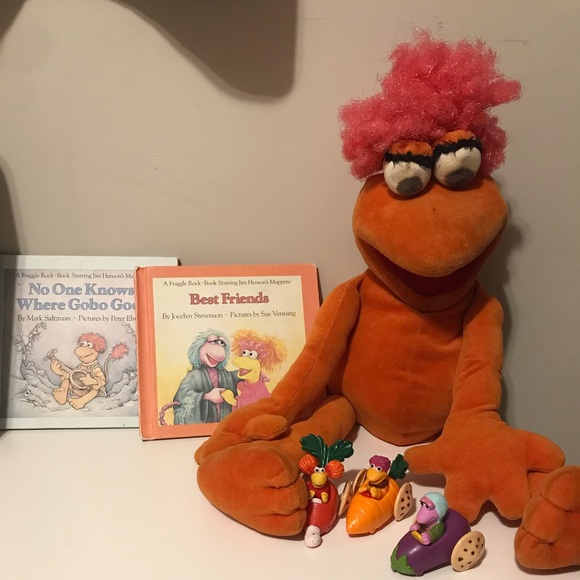 Vintage Fraggle Rock Sababa Toys and books